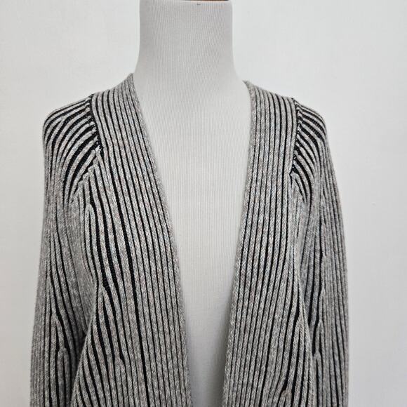 Lululemon Cotton-Cashmere Blend Sweater Wrap Ribbed Open Cozy Women 6 - Picture 5 of 13